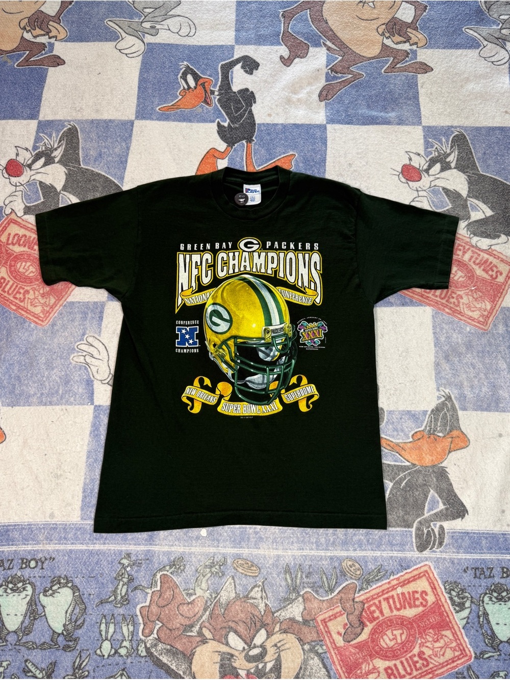 Vintage Green Bay packers nfc champs tee